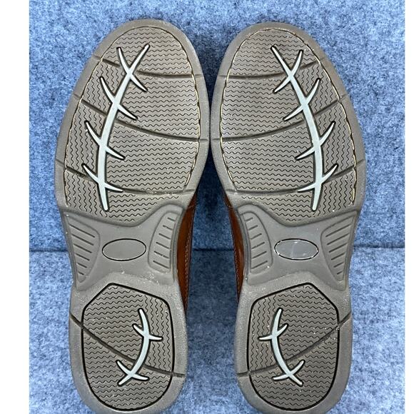 Pelican Bay Florida Brown Leather Slip On Comfort Driving Loafer Men 9.5 - Picture 9 of 10